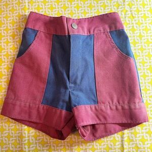 VNTG Boys Dual Color Shorts, Age 4-5